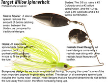 Load image into Gallery viewer, Target Willow Spinnerbait