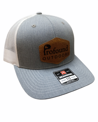 Profound Outdoors Leather Patch Hat- Hexagon
