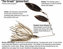 Load image into Gallery viewer, The Streak Spinnerbait